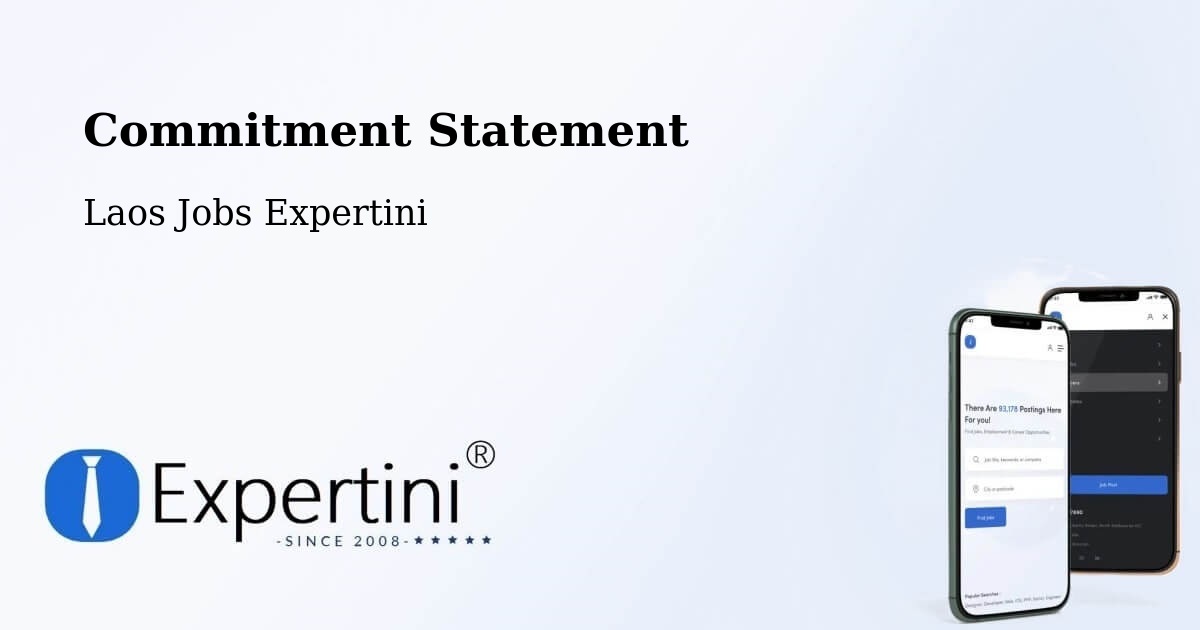 Corporate Commitment – Muang Thathôm - Laos Jobs Expertini